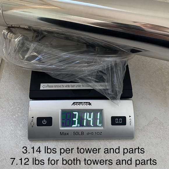 Sale Slanted Top Beer Towers Taps 3” Column for Countertop - Picture 5 of 15